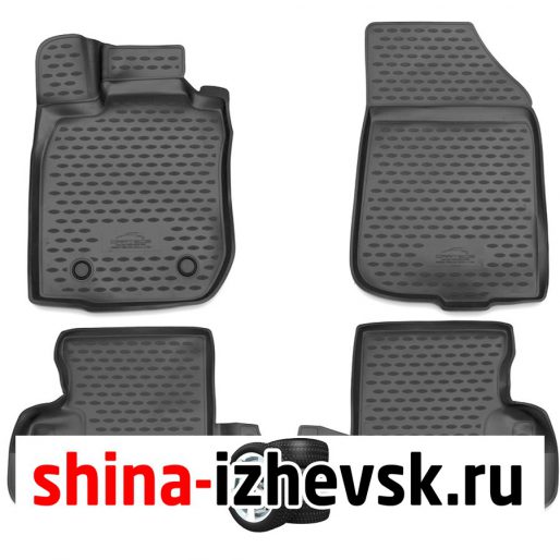 Коврик Autofamily коврики 3D в салон для NISSAN Terrano, 2014-2016, 2WD, 4 шт. ) в Ижевске